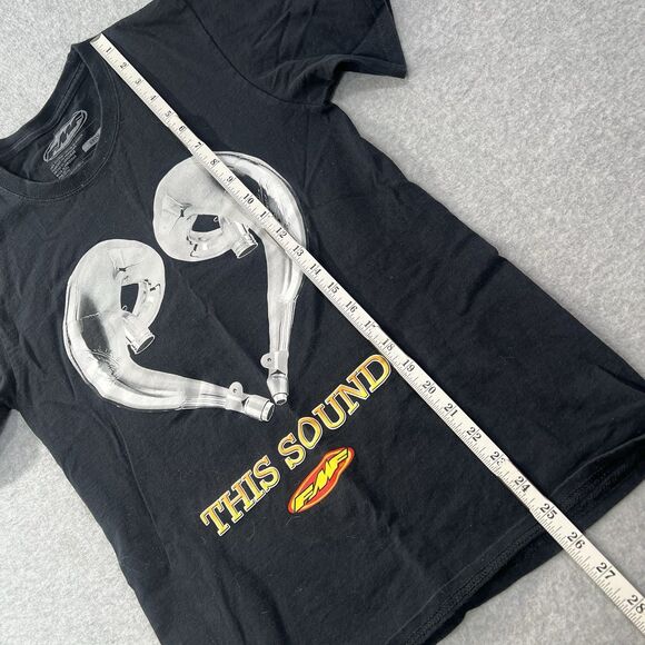 FMF T-shirt Racing Love this sound Black Graphic Mens Small - Picture 4 of 11